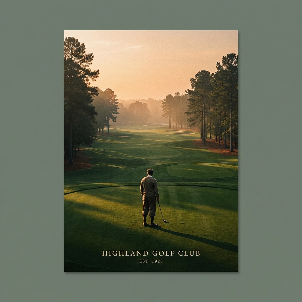 Golf Club Poster